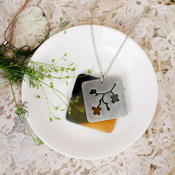 Silver Blossom Pendant - The Earth Store - Fashion Accessories